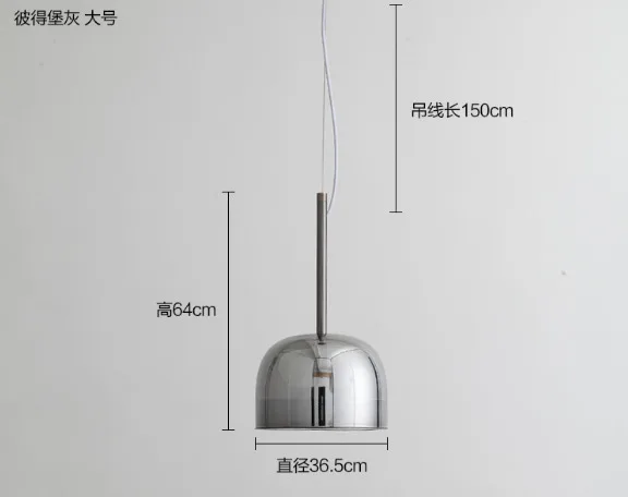 Стеклянный абажур итальянский дизайн люстра для гостиной современный