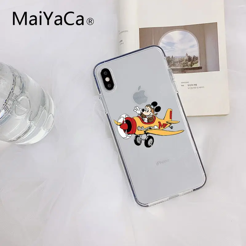3 MaiYaCa/Роскошный Вертикальный чехол для телефона с рисунком Микки и Минни Маус для iPhone 8 7 6 6S Plus X XS MAX 5 5S SE XR 10 - Цвет: 3