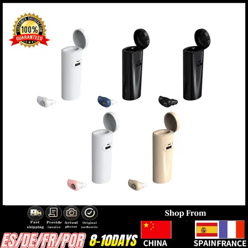 

Mini Single Bluetooth-compatible Earphones Wireless Earbuds In Ear Handsfree with Mic Stereo Sport Headset for All Smart Phone