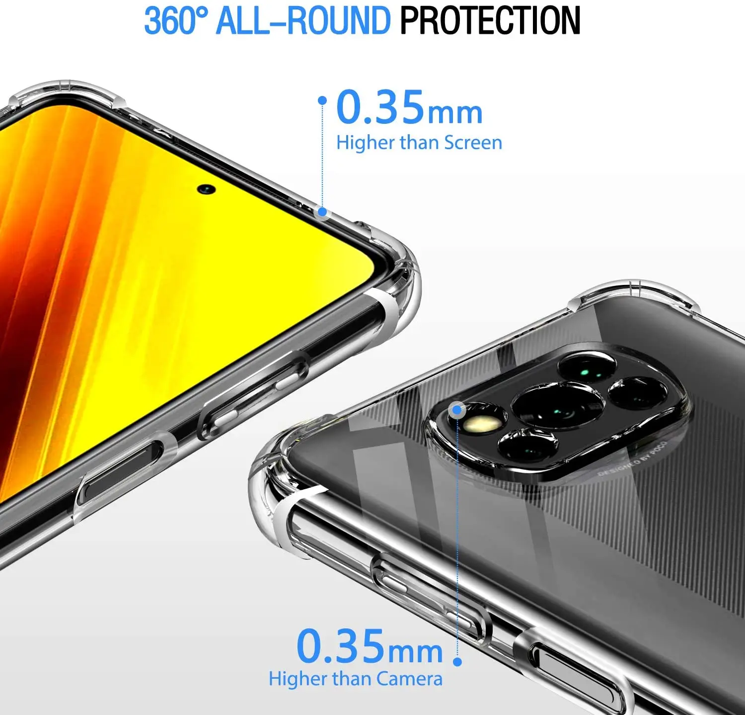 poco x 4 gt x4 pro 5g clear case for poco m4 pro 4g cover pocco x4 gt m3 x4gt bumper silicon for xiaomi f3 x3 case poco x4 gt