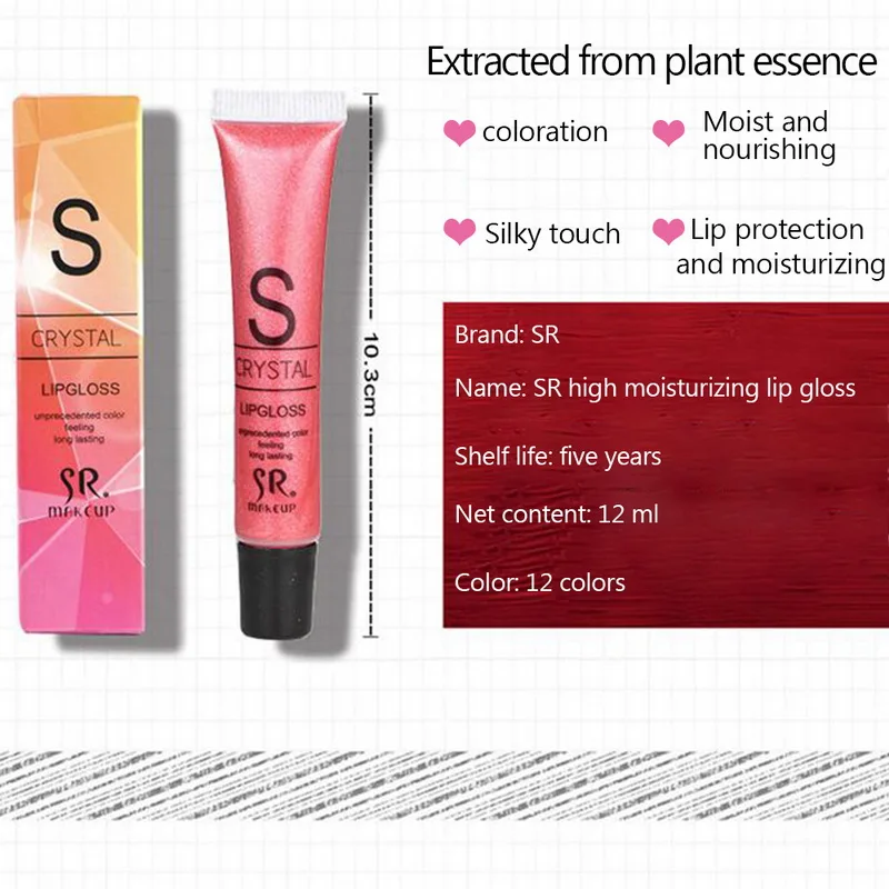 Glitter Liquid Lipstick Shimmer Plumper Lip Gloss Long Lasting Waterproof Moisturizing Candy Color Glossy Beauty Makeup |