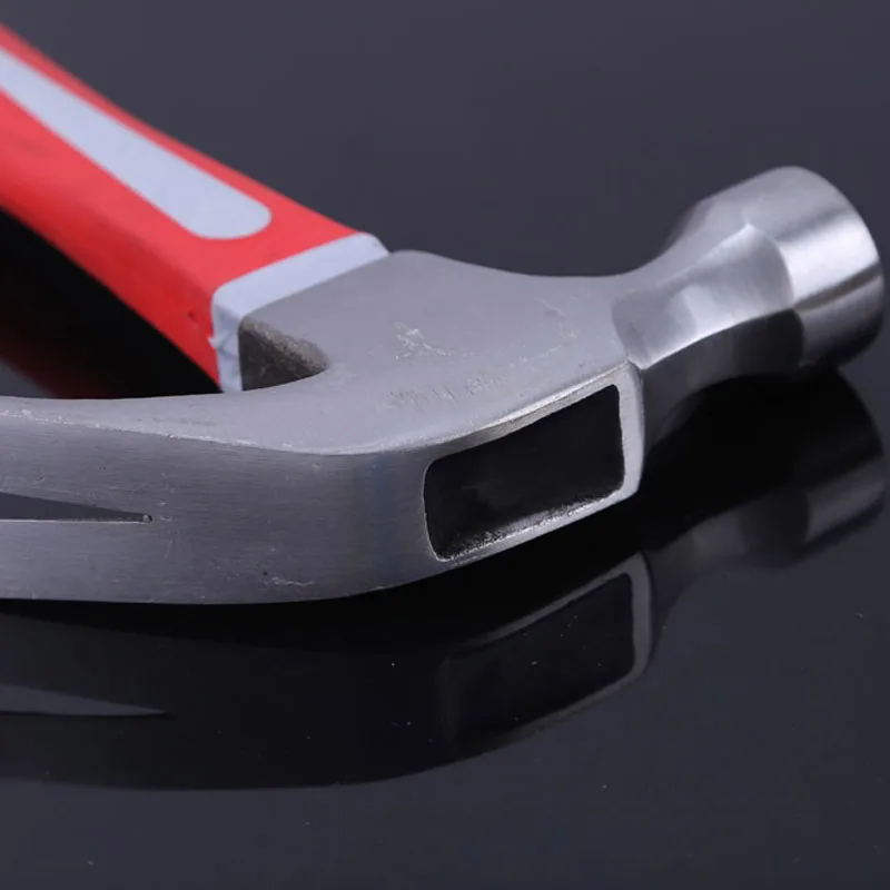 

0.5KG Claw Hammer High Carbon Steel Nail Hammers Multifunctional Fiber Handle Woodworking Hammer Hand Tools