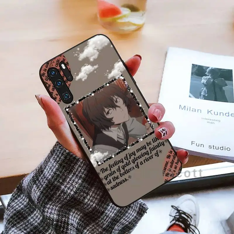 

Anime Bungou Stray Dogs Phone Case For Huawei P9 P10 P20 P30 Pro Lite smart Mate 10 Lite 20 Y5 Y6 Y7 2018 2019