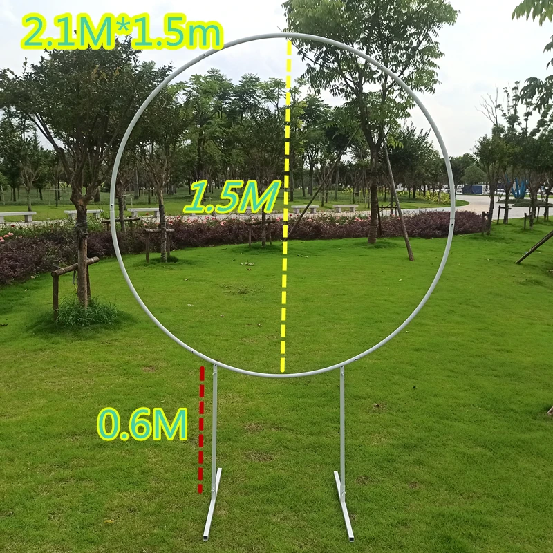 Железная круглая фоновая подставка с удлиненными кольцами для детского
