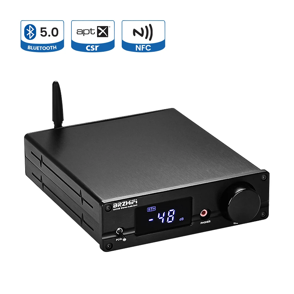 BRZHIFI NXC06 двойной AK4493 аудио декодер CSR8675 Bluetooth 5 0 AK4113 с TPA6120 усилитель наушников PCM 384