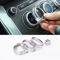 4pcs console covers for land rover knob button for range rover l405 2013 2017 interior kit car air conditioning sound knob cover