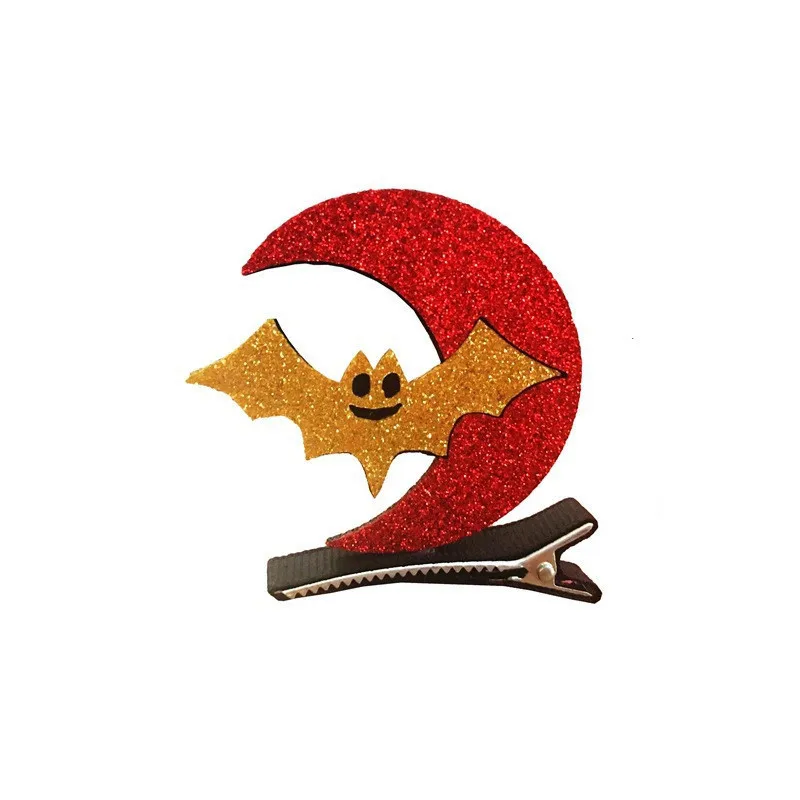 Креативные заколки для волос на Хэллоуин тыква луна призрак кошка шляпа заколка