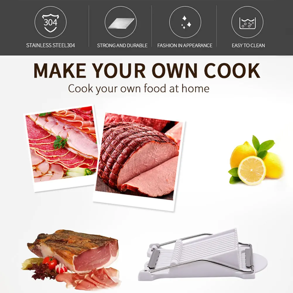 

Stainless steel lunch meat slicer ham banana slicer fruit slicer egg cut divider kitchen tools