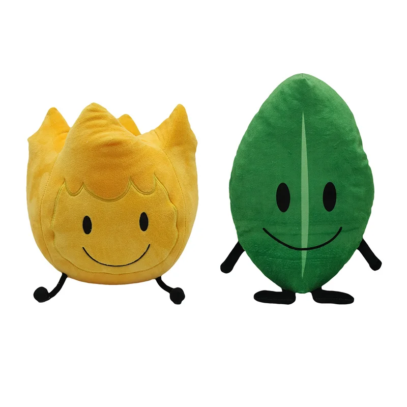 

Battle For Dream Island Plush Toy Kawaii Green Leaf Flame Flowers Bubble Water Droplets Stuffed Pillow Toys For Gift Plushie