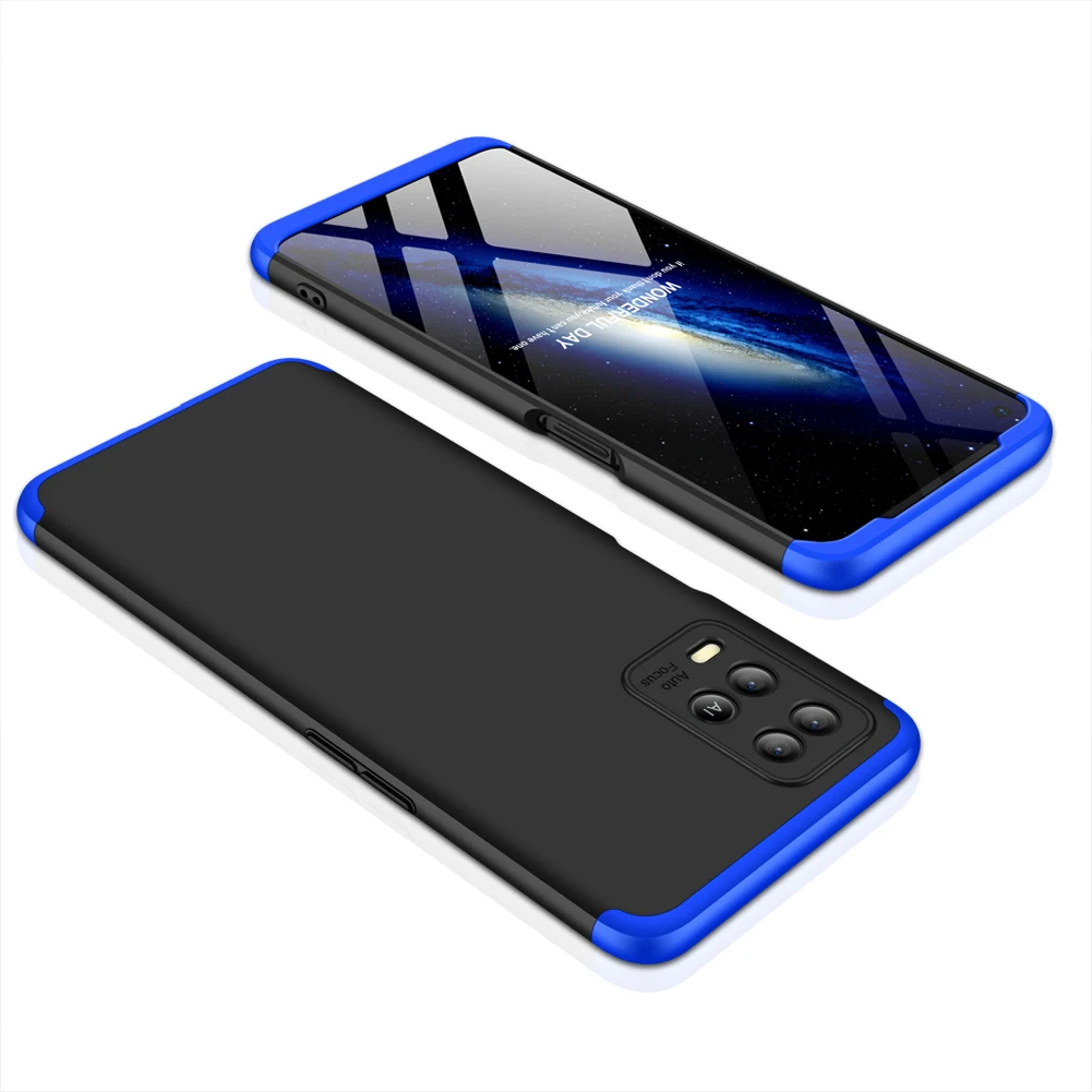 

For OPPO A54 4G Case Hard Hybrid PC 360 Full Body Protective Back Cover for OPPO A54 4G Phone Case Fundas Coque