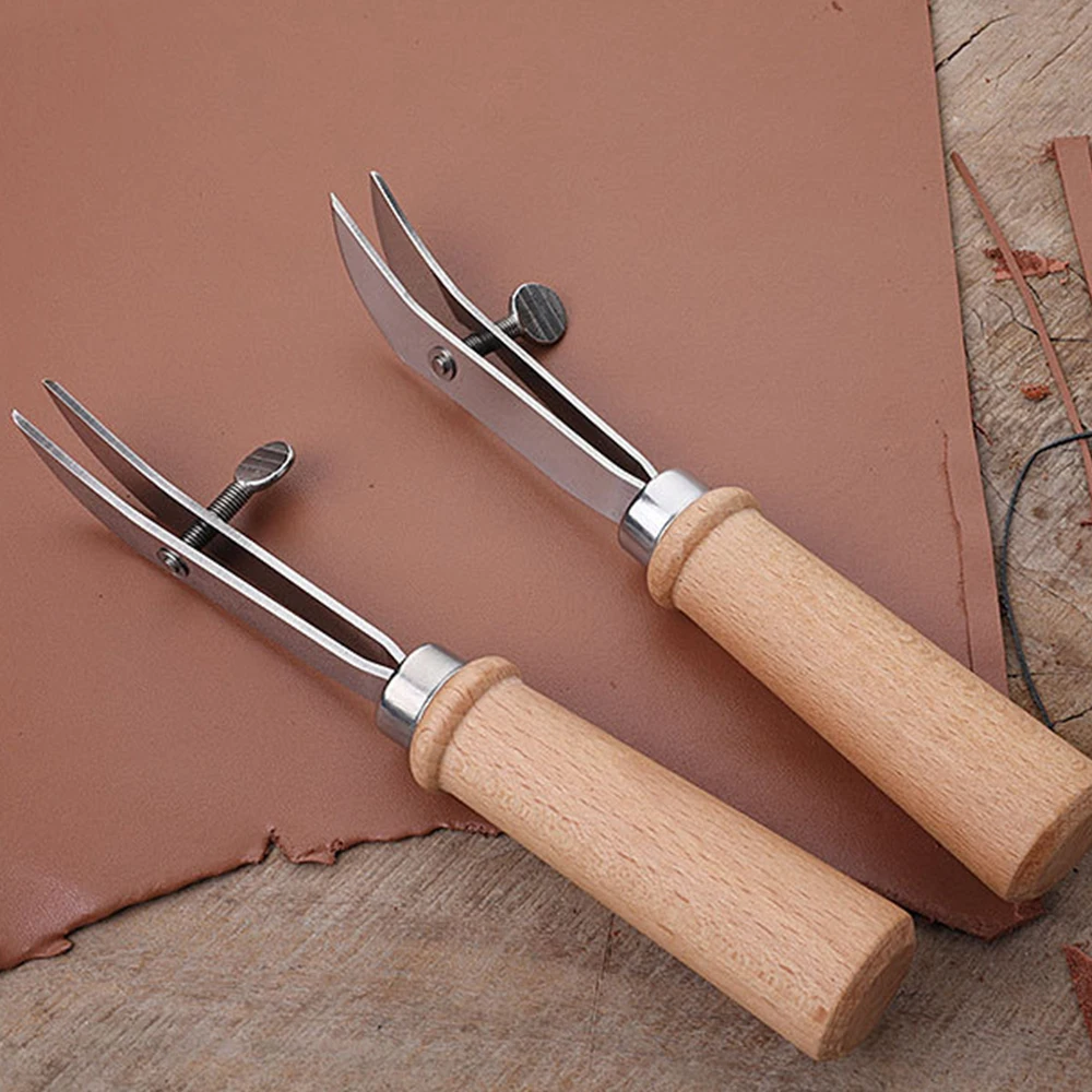 1PC Leather Tools Crimper Adjustable 1.5-5.6mm Edger Cutter DIY Handmade Slotting Grooving Device Edge Holder | Дом и сад