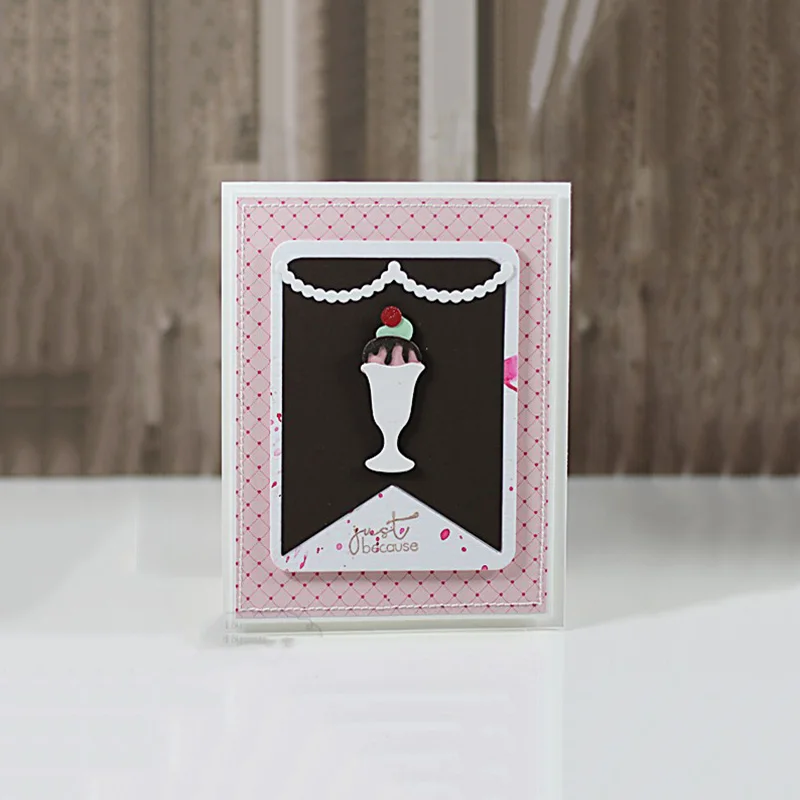 CH Мороженое Новый дизайн ремесло металлические Вырубные штампы Скрапбукинг