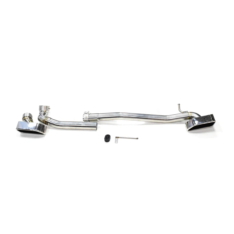 304 Stainless Steel Exhaust Tip Square Muffler For BMW F10 520i 525i 528i 535i Pipe Car System | Автомобили и мотоциклы