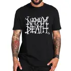 Футболка Napalm мужская с логотипом Death, удобная рубашка с круглым вырезом, удобная летняя хлопковая с надписью English Grindcore Band Death Metal