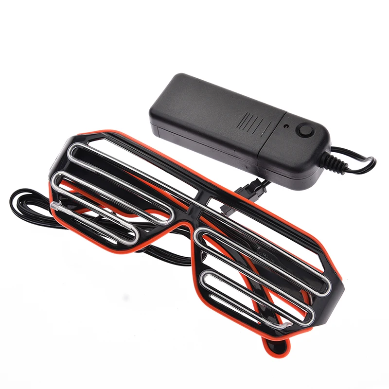 

LED Luminous Glasses Halloween Glowing Neon Christmas Party Bril Flashing Light Glow Sunglasses Glass Festival Supplies Costumes