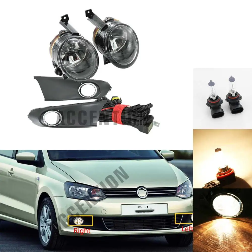 Автомобильный светильник для VW Polo Vento седан 2011 2012 2013 2014 2015 2016 Новинка туман
