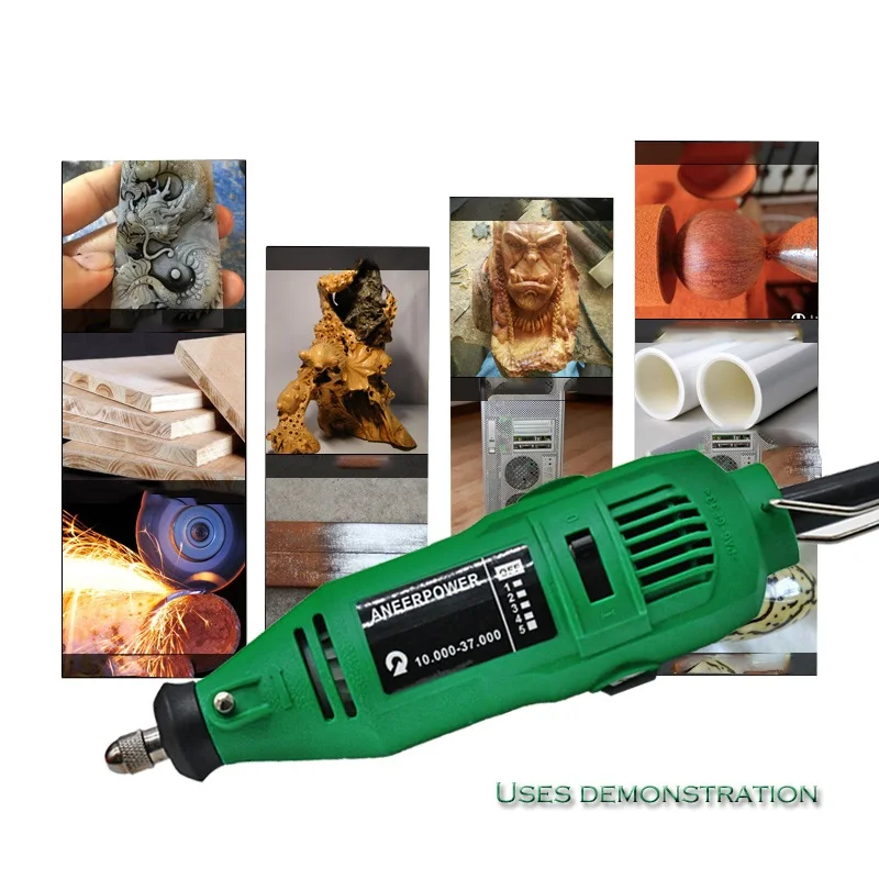 Гравер Dremel Мини дрель 180 Вт Мини DIY сверлильный станок гравировальная ручка шлифовальный мини электрический DIY дрель роторный инструмент полировка шлифовка