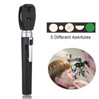 medical led professional oftalmoscopio 5 different aperture eye diagnostic kit opthalmic direct doctor portable ophthalmoscope