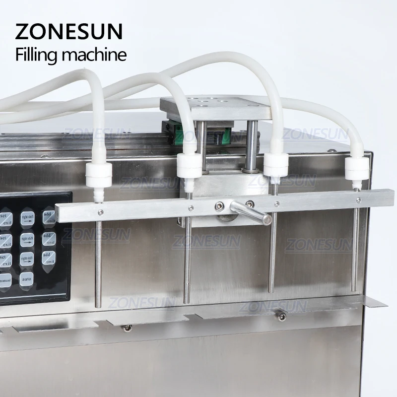 ZONESUN самовсасывающий напитков для жидкости Дой пак наполнения пакетов MachineStand