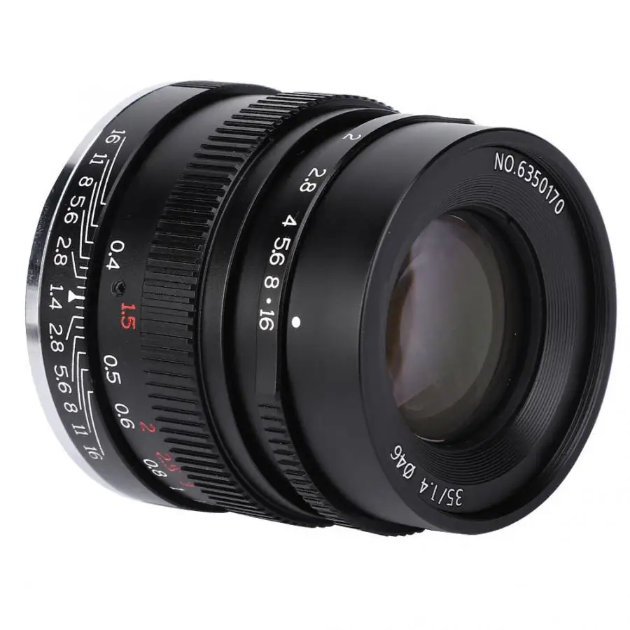 35 мм F1.4 полный кадр объектив для Sony E Mount A7 A7 A7R A7RII A7S A7SII A6500 A6300 A6000 A5100 A5000 X-A10 X-A2 X-A3 FX Mount Cam
