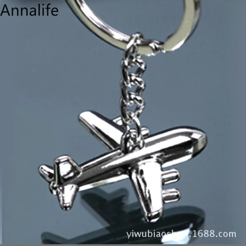 Новинка 2019 года. Креативная 3D модель самолета для мужчин и женщин. Брелок