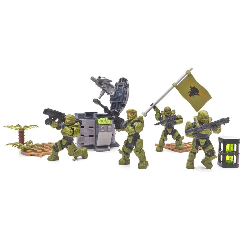 Конструктор Mega Bloks 220 x Halo CNG63 UNSC Fireteam Taurus строительные блоки игрушки - купить по