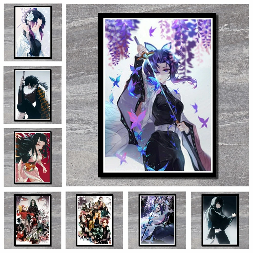 Постер на стену в стиле ретро с изображением рассекающего демонов | Дом и сад