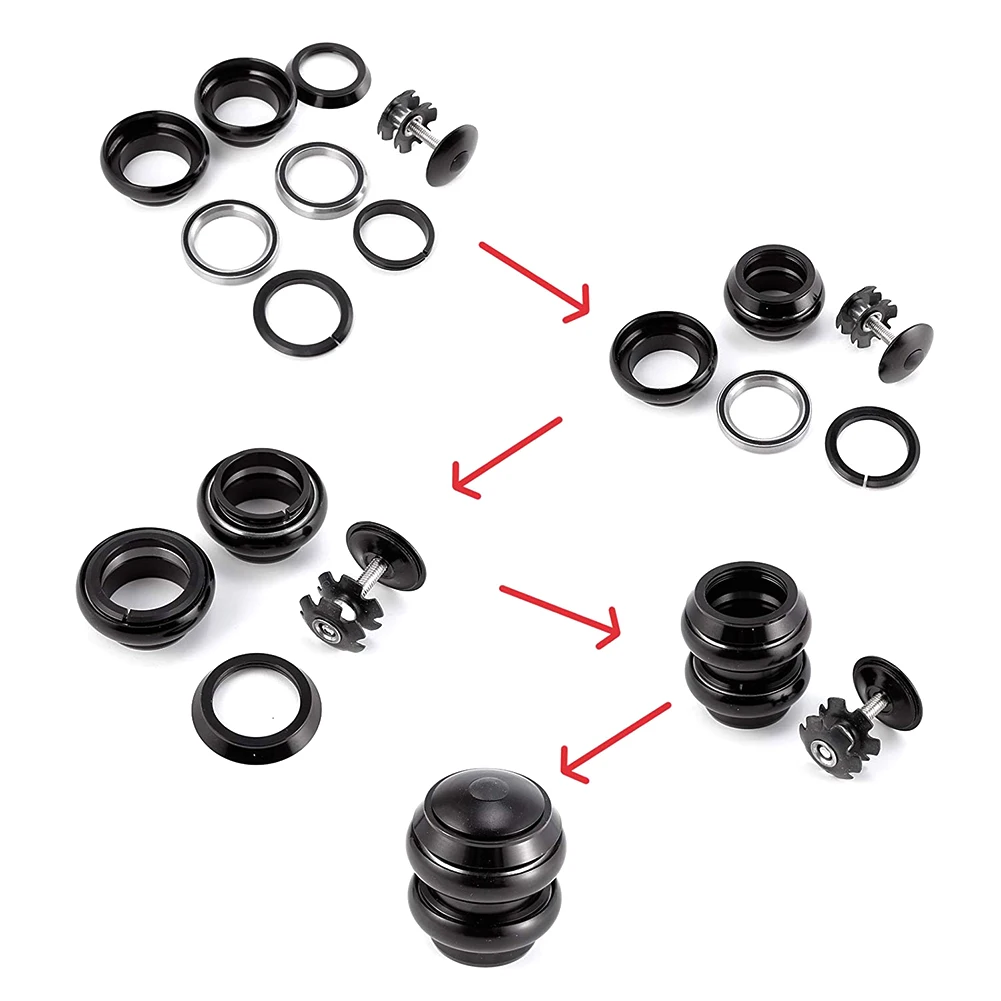 34 мм алюминиевый сплав дорожный горный велосипед герметичный внешний подшипник