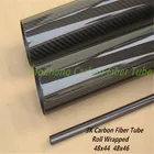 Трубкатрубка из углеродного волокна 3k, 2 шт., 40 мм OD x 38 мм ID x 1000 мм 100% рулон, трубкатрубка для квадрокоптера с крыльями, гексакоптер 40*38