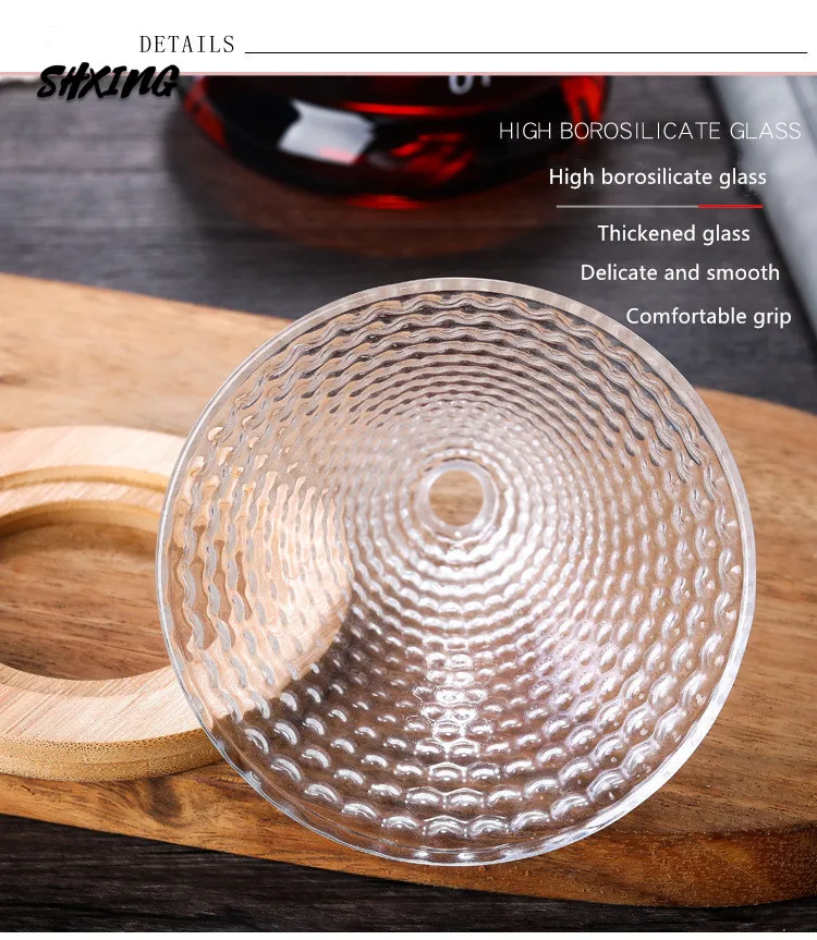 Офисный капельница для кофе на 4 человека деревянная в стиле V60 стеклянный фильтр