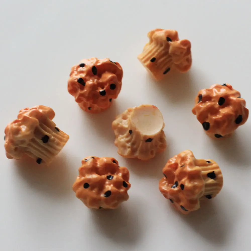 

Смола 3D цветок хлеб резиновые кабошоны из Смолы миниатюрный Еда искусство питания для украшения Шарм для рукоделия