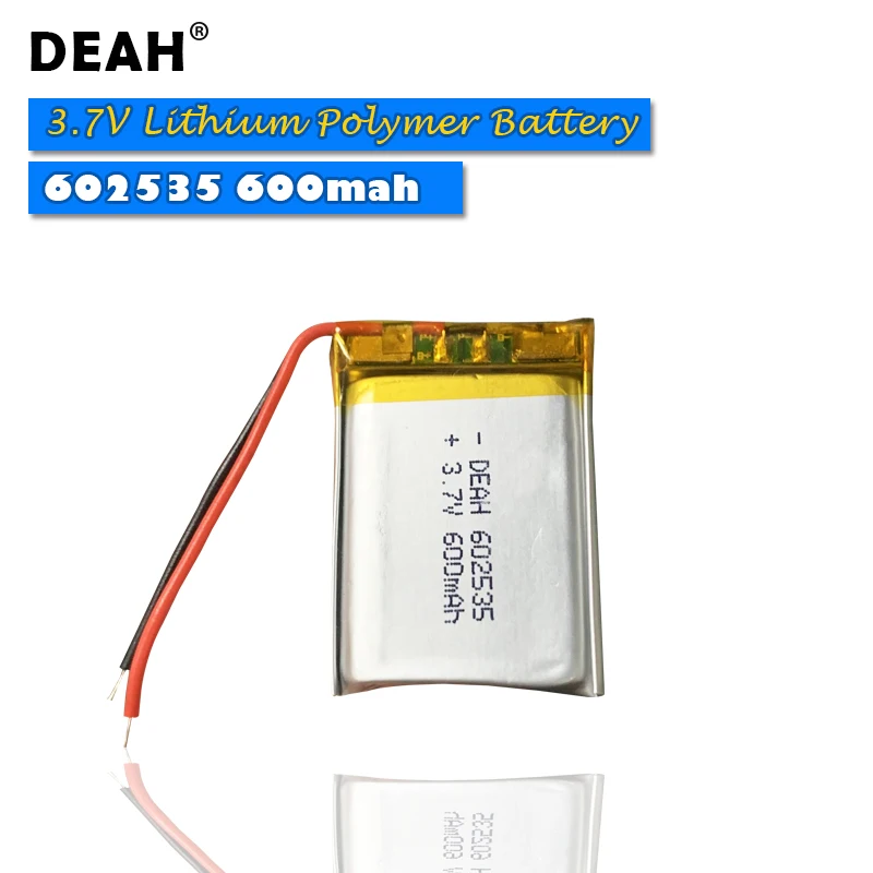 Литий полимерная аккумуляторная батарея 3 7 в 602535 мАч для MP3 MP4 MP5 GPS PSP MID Bluetooth