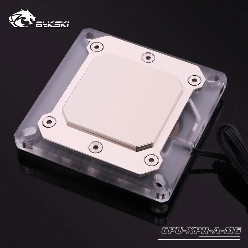 Bykski cpu-XPR-A-MG, для Intel Lga115x/2011 cpu водяные блоки, RBW система освещения, микроводный блок водяного охлаждения