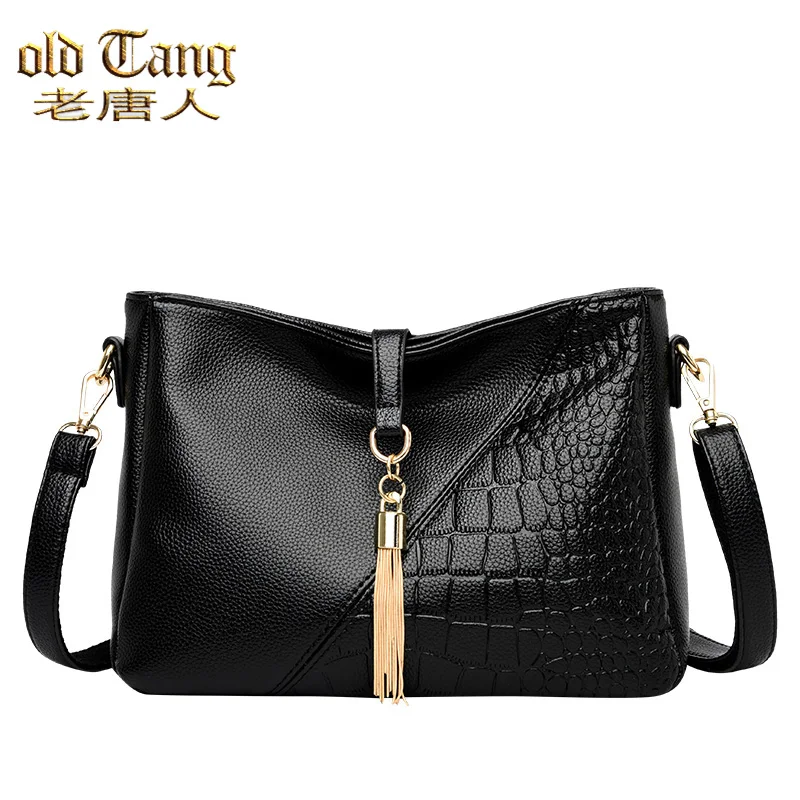Женские сумки через плечо OLD TANG из искусственной кожи новая мода 2020 лаконичная