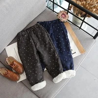 soft sweetheart cotton spring autumn pants for girls children kids trousers clothing teenagers thicken high quality