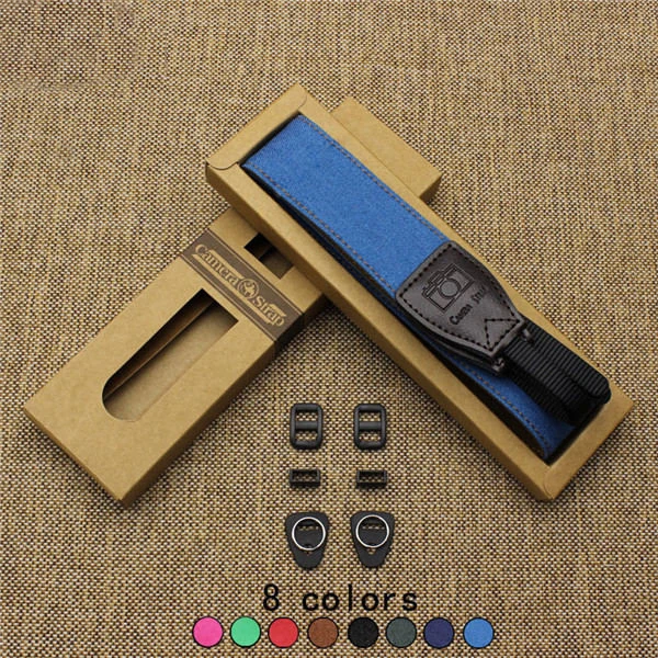 Регулируемый ремень для фотокамеры в этническом стиле наплечный из воловьей