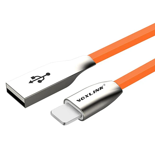 Orange VOXLINK usb-кабель lightning для iphone x, 8 s, 7 s, кабель USB для быстрой зарядки и синхронизации данных для iphone xs max, 8, 8 Plus, 7, 6, 6 s, ipad mini - Цвет: Orange