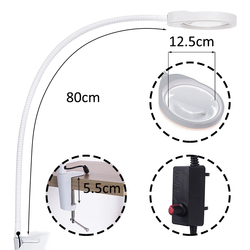 magnifying lamp led professional magnifying glass led magnification repair desk magnifier lamp illuminated table magnifier
