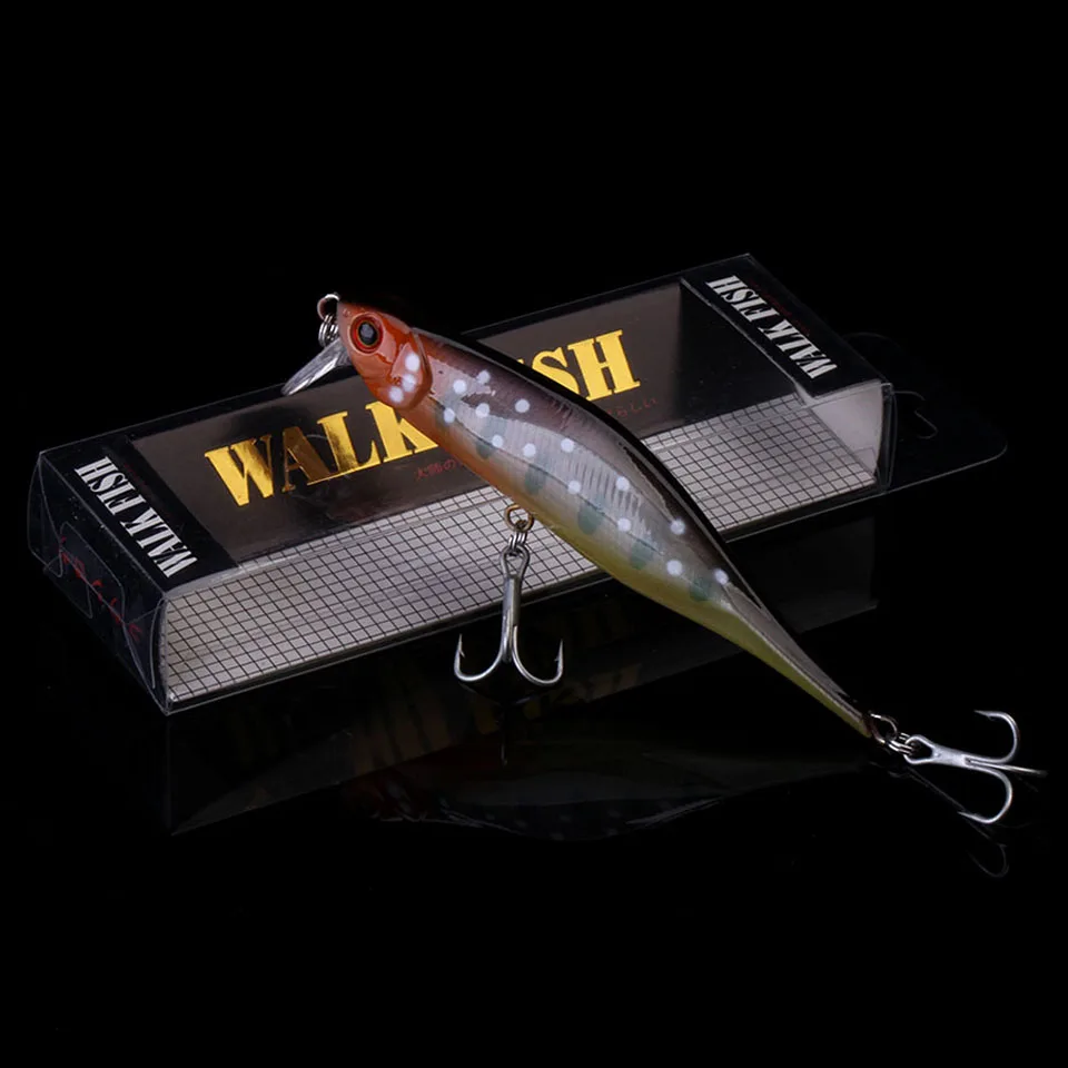 C 3 WALK FISH новая приманка для рыбной ловли гольян жесткая искусственная приманка 3D глаза 10 см 11,3 г воблеры пластиковые приманки для рыбы Pesca - Цвет: C 3