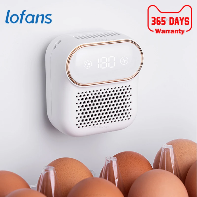 

Lofans Refrigerator Deodorizing Sterilizer Household Kitchen Ozone Purifier Keeping Fresh Rechargeable Deodorant For Home