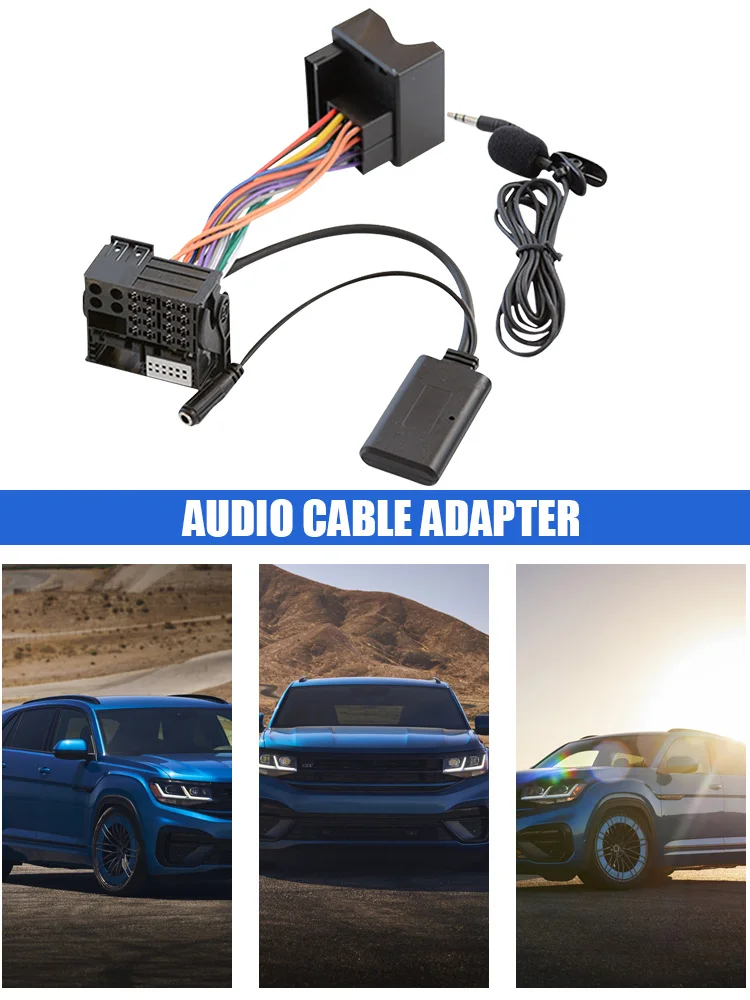 Автомобильный беспроводной аудиокабель-адаптер для модуля BT RCD310 210 RNS310 300/510