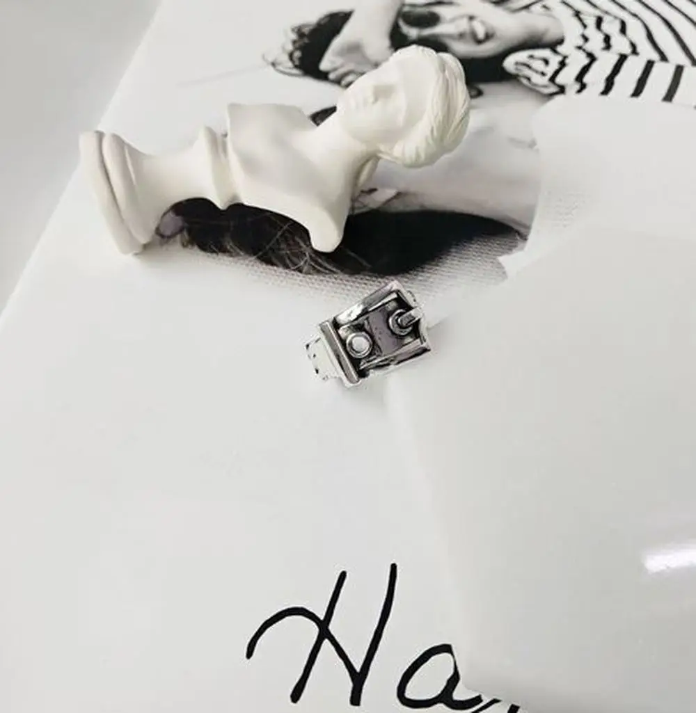 Мужские и женские серебряные кольца винтажные Регулируемые из тайского