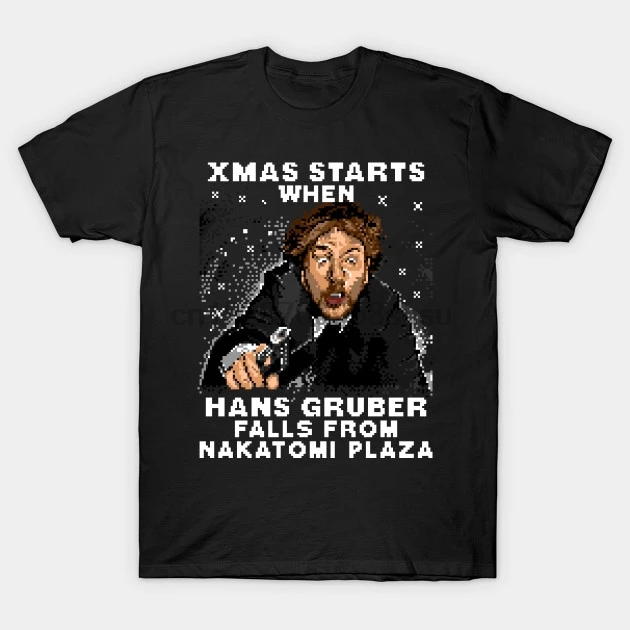 Мужская футболка A Gruber Xmas Die Hard (1) Футболка с принтом Футболки|Мужские футболки| |