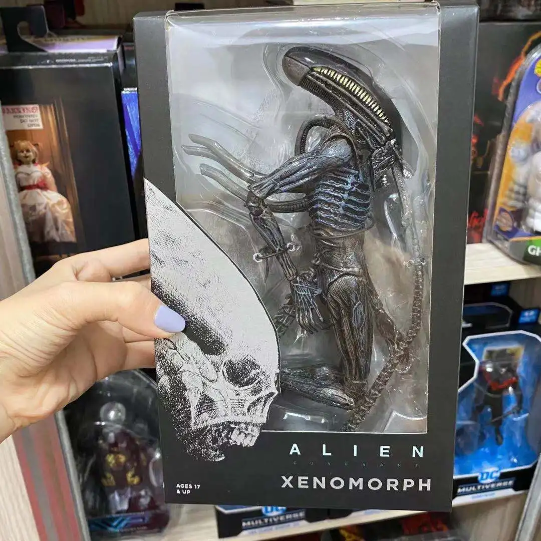 7 &quotинопланетяне масштаб Xenomorph Чужой фигурку Выдвижная внутренняя рот