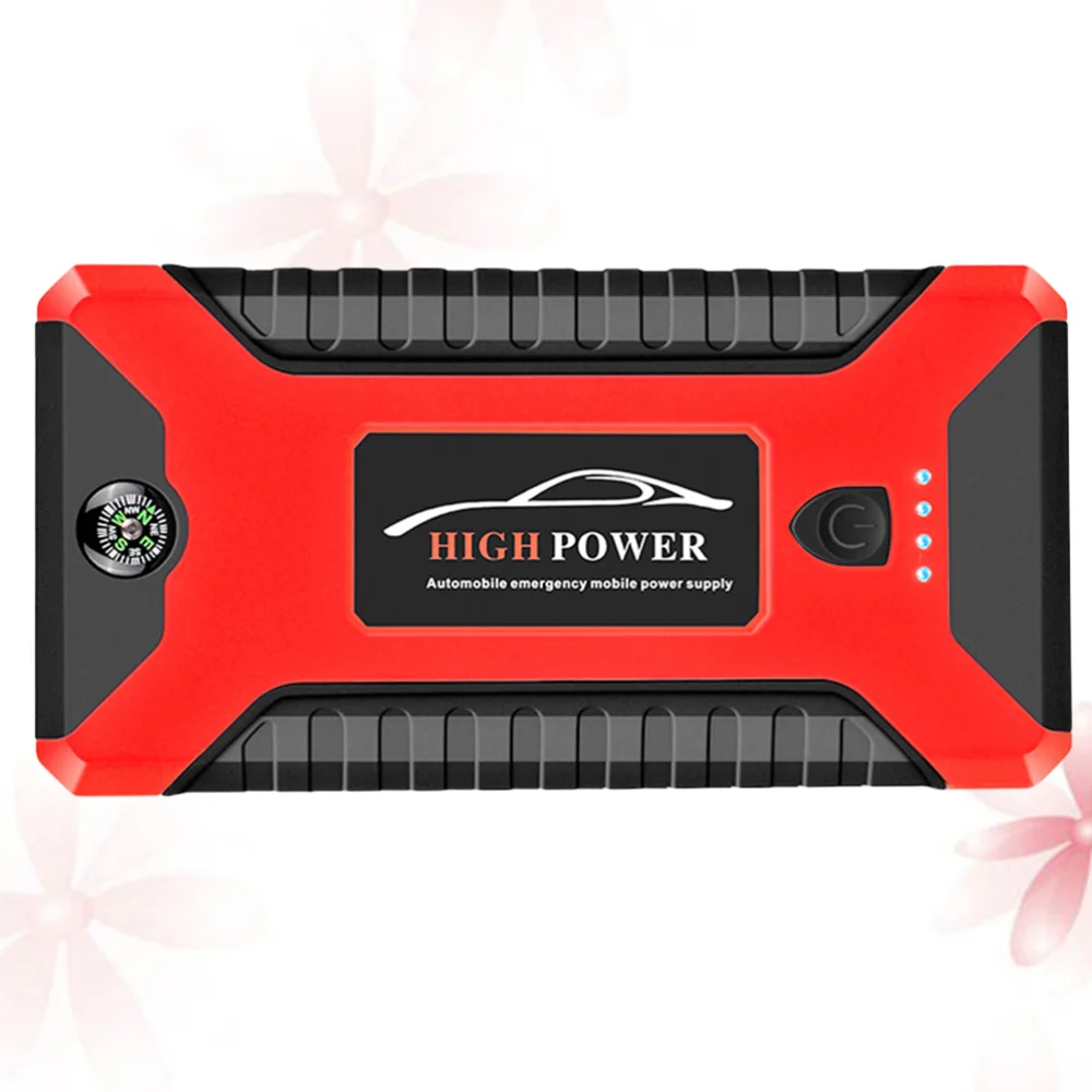 

99800mAh Car Emergency Start Power Supply 12V Vehicle Power Supply Car Power Adapter Power Supply with AU Plug (Red)