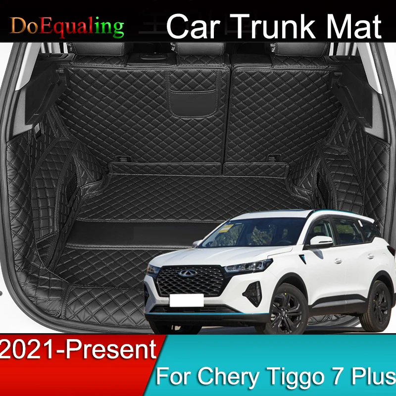 

Автомобильные коврики, аксессуары для багажника, внутренние части, пальный нековрик, эко-кожа для Chery Tiggo 7 Plus 2021 2022 CN (происхождение)