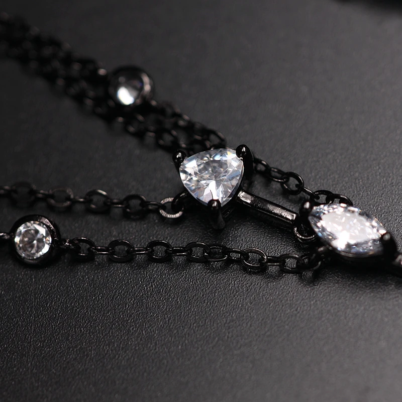 Женское винтажное ожерелье с подвеской в виде капли воды небольшой белый