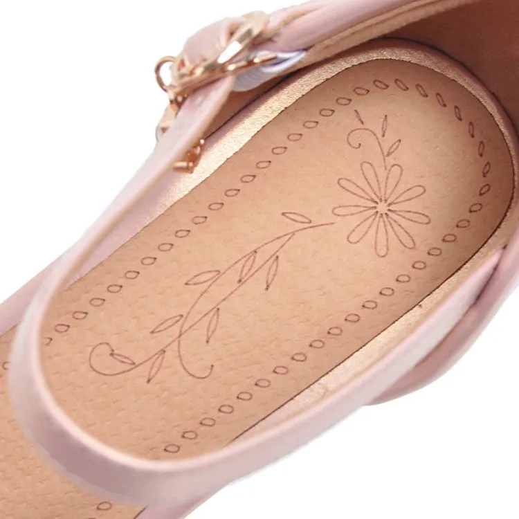 Сандалии женские на высоком каблуке летние туфли с заостренным носком толстые