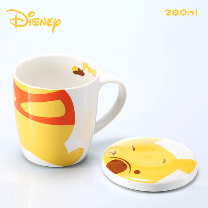 Disney кружка с крышкой и ложкой Керамика чашка стильная футболка изображением