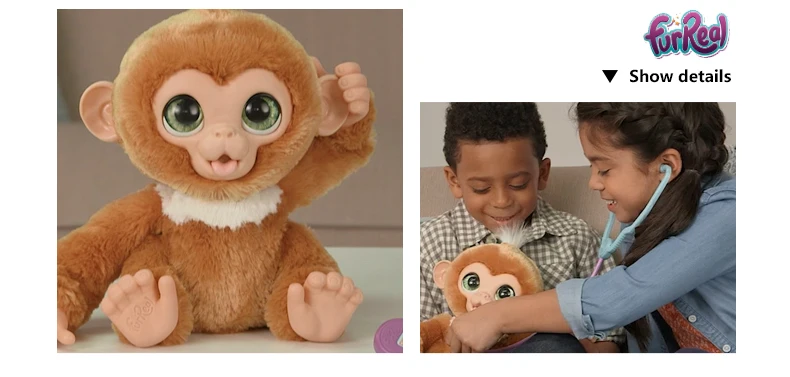Hasbro FurReal Friends Walkalots большой Wags Единорог кошка, большая собака, котенок, Lil' Wags кролик, ходунки мех Домашние животные игрушки и подарки для детей